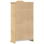 Casa si Gradina - Mobilier - Comode si corpuri - Comode - Vitrina din sticla „Corona” 99x43x187 cm, lemn masiv de pin - Infinity.ro