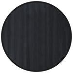 Casa si Gradina - Textile si covoare - Covoare - Covoare casa - Covor rotund, negru, 100 cm, bambus - Infinity.ro