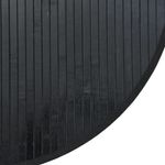 Casa si Gradina - Textile si covoare - Covoare - Covoare casa - Covor rotund, negru, 100 cm, bambus - Infinity.ro