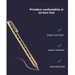 Carti si Birotica - Birotica - Instrumente de scris - Pixuri si stilouri - Set Pix Modular Magnetic Premium cu 30 Bile Magnetice, 14 Inele Magnetice, 2 Stylus-uri si 5 Mine, Auriu - Infinity.ro