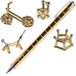 Carti si Birotica - Birotica - Instrumente de scris - Pixuri si stilouri - Set Pix Modular Magnetic Premium cu 30 Bile Magnetice, 14 Inele Magnetice, 2 Stylus-uri si 5 Mine, Auriu - Infinity.ro