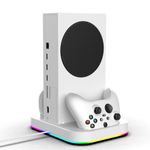 PC, gaming si accesorii - Gaming - Console gaming - Statie de racire compatibila XBOX S Series, port USB 2.0 pentru sincronizare,2 baterii reincarcabile 1400mAH incluse - Infinity.ro