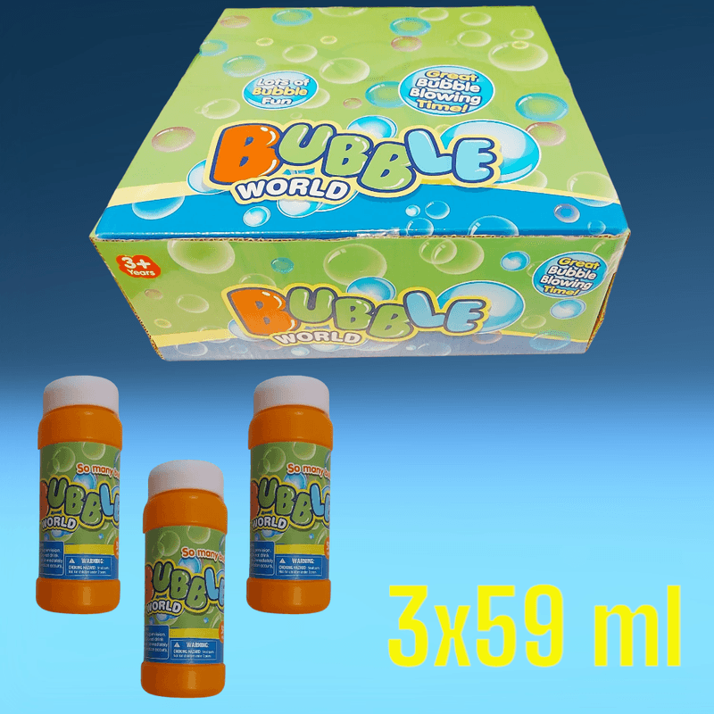 Jucarii, Copii si Bebe - Jucarii si jocuri - Jucarii de exterior - Jucarii pentru plaja si nisip - Rezerva solutie kidsNplay, pentru balonase sapun, recipient 59 ml, 3 ani+, set 3 bucati - Infinity.ro
