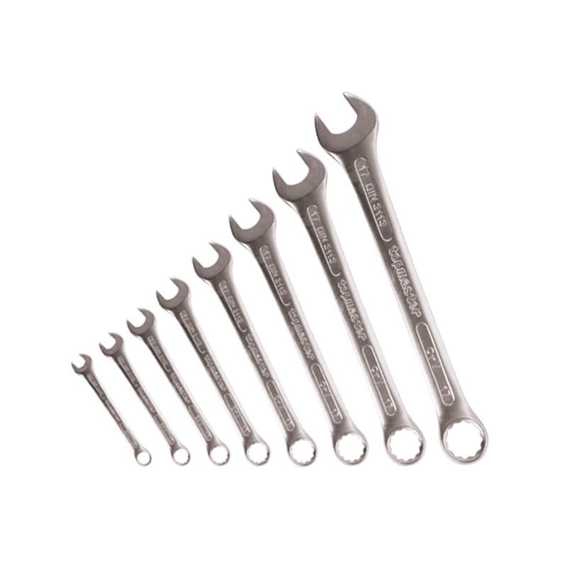 Casa si Gradina - Constructii - Scule de mana si unelte - Chei si truse chei - set 12 chei fixe 6-32mm CR-V PREss, Topmaster 235122 - Infinity.ro