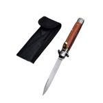 Sport si Outdoor - Camping - Cutite, bricege si accesorii - Cutite si bricege - Briceag Stiletto, IdeallStore®, Automat, Maro, 24 cm - Infinity.ro