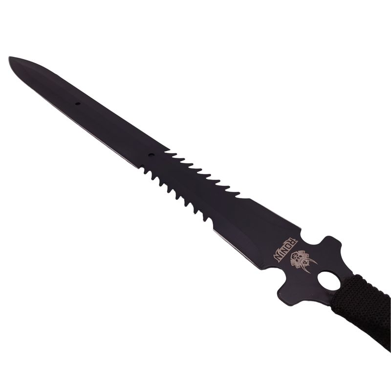 Casa si Gradina - Bucatarie si vesela - Vesela si tacamuri - Cutite si seturi de cutite - Set doua sabii de vanatoare,  IdeallStore®, Last Ronin, 68.5 cm, negru - Infinity.ro