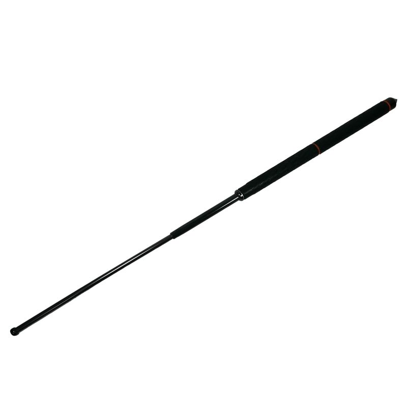 Sport si Outdoor - Sporturi de contact - Produse autoaparare - Baston telescopic cromatic, IdeallStore®, 100 cm, negru, teaca inclusa - Infinity.ro