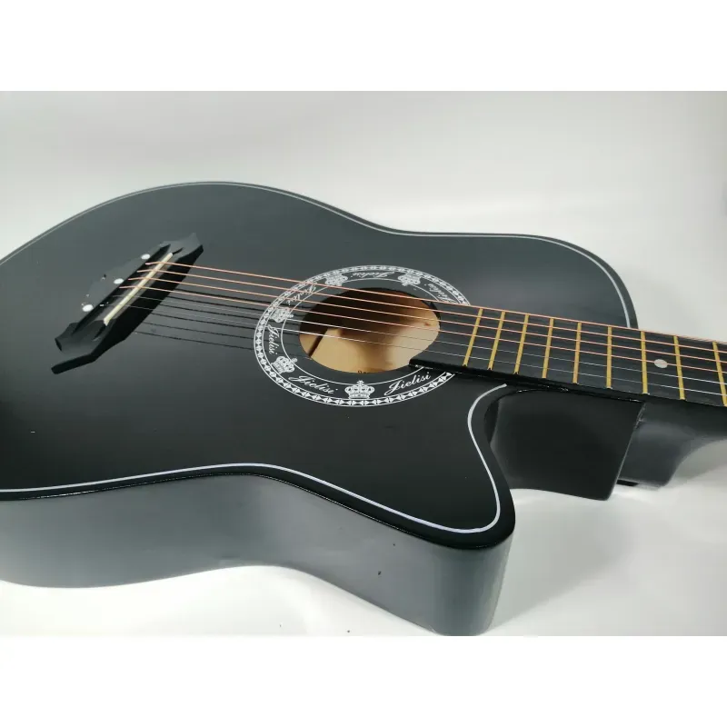 Casa si Gradina - Decoratiuni - Obiecte decorative - Accesorii decorative - Chitara decor din lemn, IdeallStore®, 95 cm - Infinity.ro