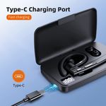 TV, Audio-Video si Foto - Portabile audio - Casti audio - Casca Bluetooth Wireless Axeloni®, BT 5.0, HandsFree, compatibila cu Samsung, iPhone, cutie de incarcare, Negru/Argintiu - Infinity.ro