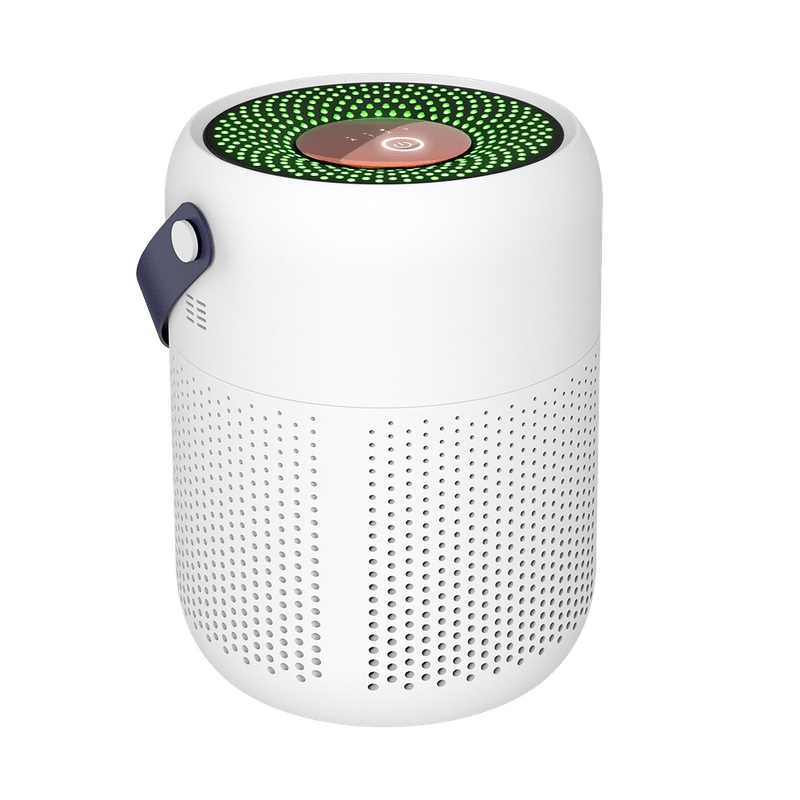 Electronice si Electrocasnice - Climatizare si sisteme de incalzire - Aparate filtrare aer - Purificatoare de aer - Purificator de aer avansat OneLucero cu filtru True Hepa si Ionizare, design 360 - Infinity.ro