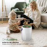Electronice si Electrocasnice - Climatizare si sisteme de incalzire - Aparate filtrare aer - Purificatoare de aer - Purificator de aer avansat OneLucero cu filtru True Hepa si Ionizare, design 360 - Infinity.ro