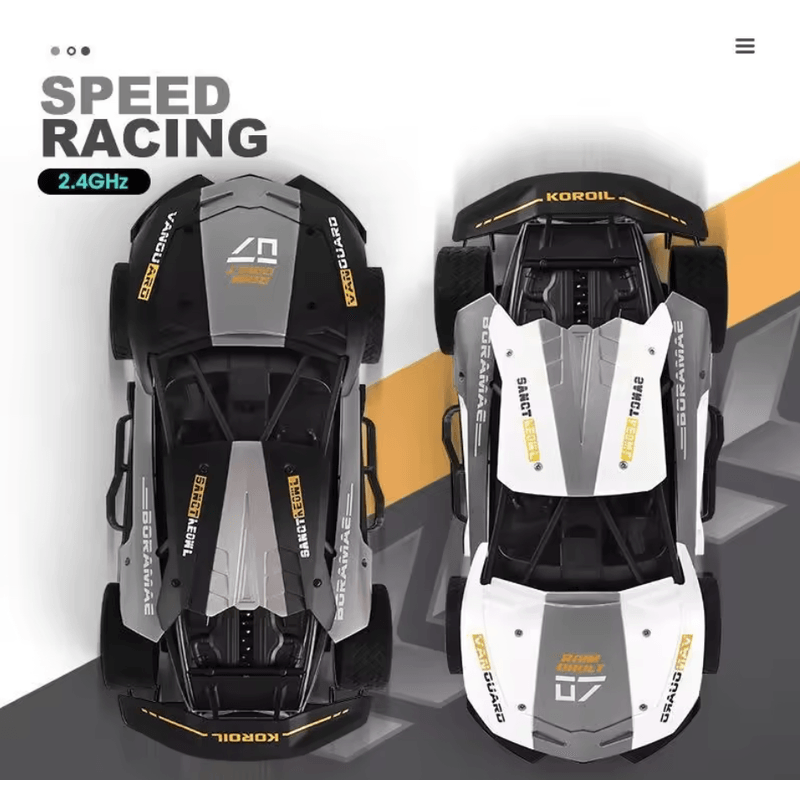 Jucarii, Copii si Bebe - Jucarii si jocuri - Vehicule si jucarii cu telecomanda - Masinute - Masina curse de mare viteza cu telecomanda, incarcare USB, acumulator inclus, 32x15.5x8.5cm - Infinity.ro