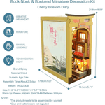 Jucarii, Copii si Bebe - Jucarii si jocuri - Papusi si accesorii - Casute de papusi si mobilier - Casa in miniatura 3D, Sakura holiday DIY, 17.8x20x14.3cm - Infinity.ro