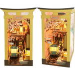 Jucarii, Copii si Bebe - Jucarii si jocuri - Papusi si accesorii - Casute de papusi si mobilier - Casa in miniatura 3D, Sakura holiday DIY, 17.8x20x14.3cm - Infinity.ro