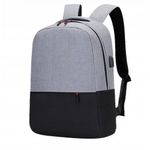 Fashion, accesorii si bijuterii - Barbati - Accesorii barbati - Genti si rucsacuri barbati - Ghiozdan MBrands fashion , port usb - Gri - Infinity.ro