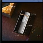 Market - Tutun si tigari - Articole si accesorii tutun - Bricheta MBrands HYBRID electronica si gaz, Dublu Arc , aprindere touch ,incarcare USB - Alb Mat - Infinity.ro