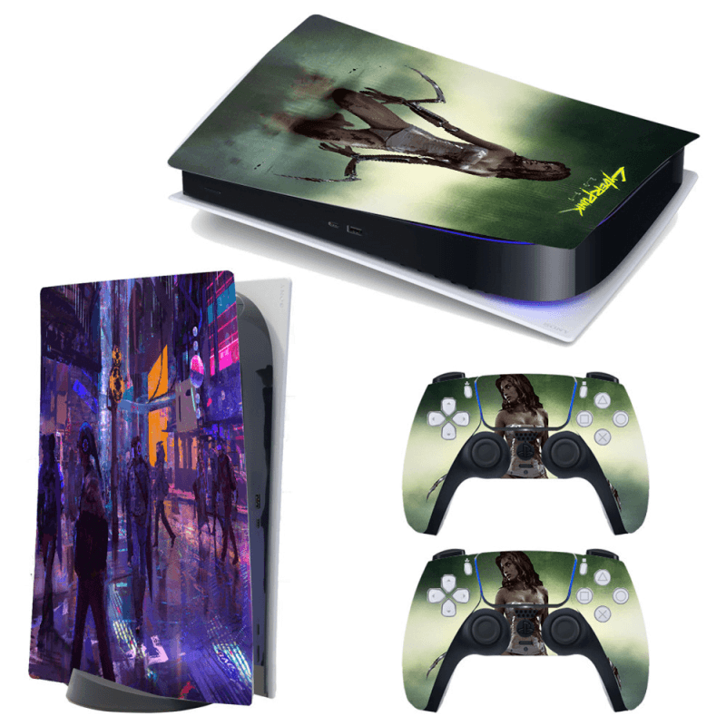 Carti si Birotica - Papetarie - Afise si stickere - Skin Sticker pentru Playstation PS 5 - Son Goku SSJ - Infinity.ro