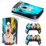 Carti si Birotica - Papetarie - Afise si stickere - Skin Sticker pentru Playstation PS 5 - Son Goku SSJ - Infinity.ro