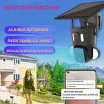 Laptop, Telefoane si Tablete - Wearables si gadgeturi - Gadgeturi - Dispozitive spionaj - Camera de supraveghere dubla, Q32, 4G, Wi-Fi, 4MP, PTZ, CCTV, IP 66, panou solar 9W, vedere panoramica 360º - Infinity.ro