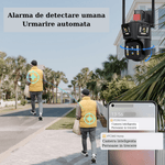 Casa si Gradina - Electrice - Smart Home - Camere de supraveghere - Camera de supraveghere PTZ, Tripla, 4 lentile, 4MPx4, 8K Ultra HD, 10xZoom, WI-FI, Alarma audio si luminoasa - Infinity.ro