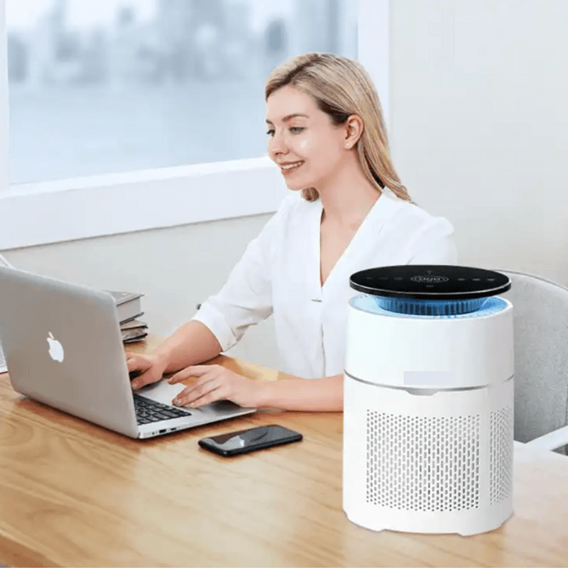 Electronice si Electrocasnice - Climatizare si sisteme de incalzire - Aparate filtrare aer - Purificatoare de aer - Purificator de aer Smart, Wi-Fi, Filtru 3 in 1, True Hepa H13, Filtru Fotocatalitic, Senzor calitate aer - Infinity.ro