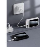 Laptop, Telefoane si Tablete - Telefoane mobile si accesorii - Accesorii Telefoane - Baterii externe - Baterie Externa DolphinMC®, Incarcare wireless, Usb C, Magsafe, Fast Charge 15W, Power bank 10.000 mAh, Alb - Infinity.ro