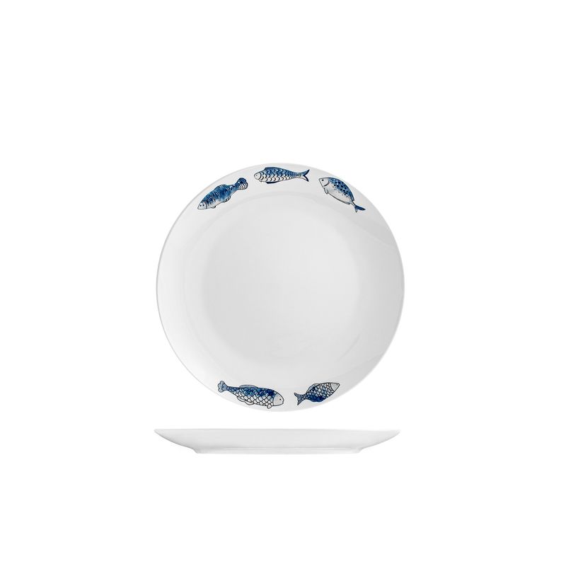 Casa si Gradina - Bucatarie si vesela - Vesela si tacamuri - Servicii de masa - Serviciu de masa Coastal 12 piese din portelan - Infinity.ro