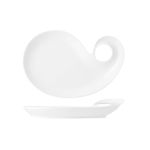 Casa si Gradina - Bucatarie si vesela - Vesela si tacamuri - Platouri de bucatarie - Platou aperitiv Drop, Portelan, 24 cm - Infinity.ro