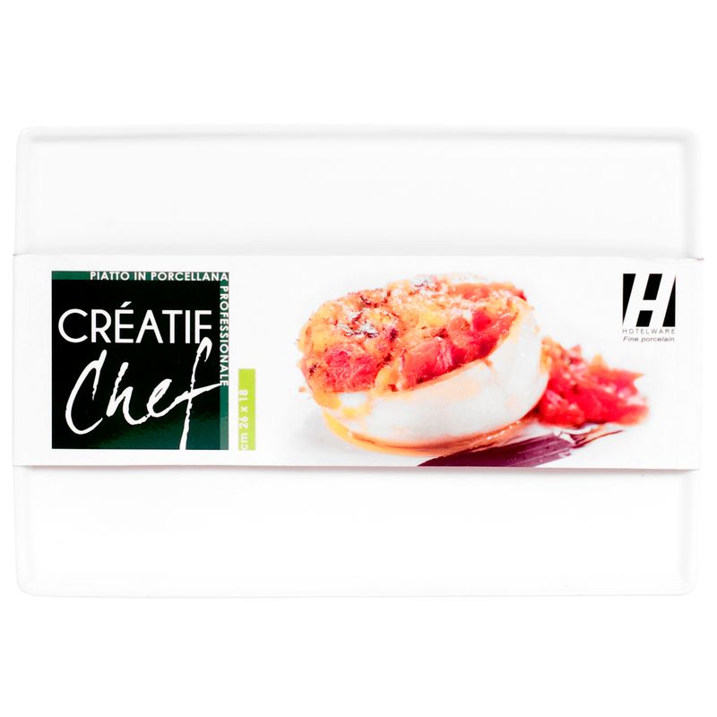 Casa si Gradina - Bucatarie si vesela - Vesela si tacamuri - Platouri de bucatarie - Platou alb portelan 30x19x2 cm - Infinity.ro