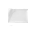 Casa si Gradina - Bucatarie si vesela - Vesela si tacamuri - Farfurii si boluri - Farfurie alba portelan, Napkin, 20x14 cm - Infinity.ro