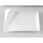 Casa si Gradina - Bucatarie si vesela - Vesela si tacamuri - Farfurii si boluri - Farfurie alba portelan, Napkin, 20x14 cm - Infinity.ro