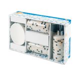 Casa si Gradina - Sanitare - Suporturi si accesorii baie - Suporturi baie - Set accesorii baie, ceramica, 4 piese, Christal - Infinity.ro