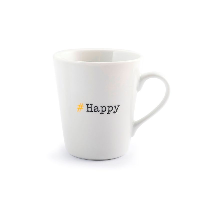 Casa si Gradina - Bucatarie si vesela - Cani si pahare - Cani si cesti - Set 6 cani albe cu mesaje, 300 ml - Infinity.ro