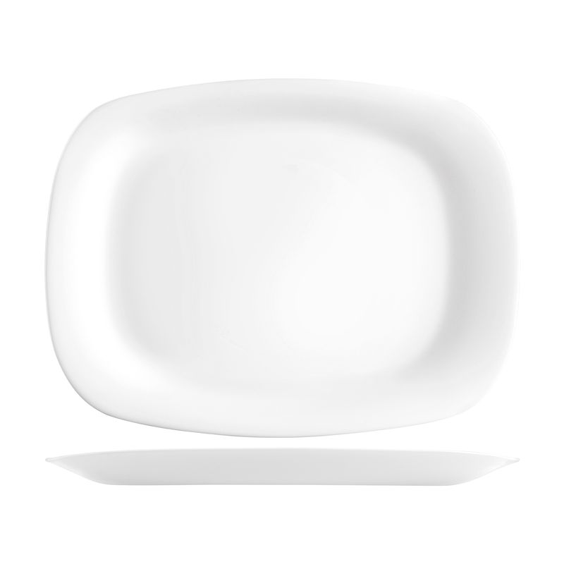 Casa si Gradina - Bucatarie si vesela - Vesela si tacamuri - Platouri de bucatarie - Platou Grangusto, opal, 33x24cm, alb - Infinity.ro