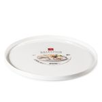 Casa si Gradina - Bucatarie si vesela - Vesela si tacamuri - Platouri de bucatarie - Platou rotund Grangusto, opal, 32 cm, alb - Infinity.ro