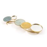 Casa si Gradina - Decoratiuni - Obiecte decorative - Accesorii decorative - Decoratiune si suport candela, Holly, Metal, 58x19x9 cm - Infinity.ro