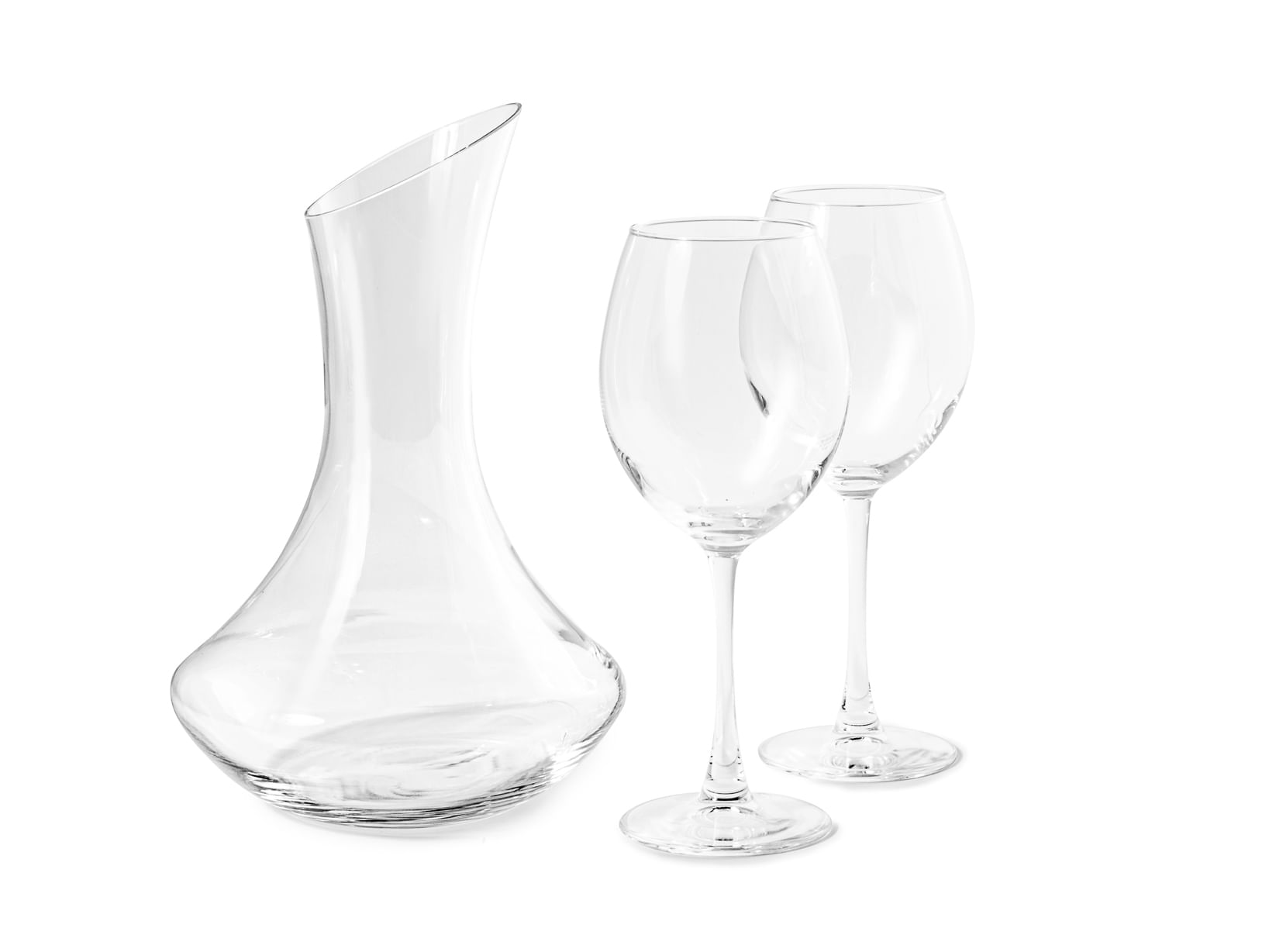 Set decantor si 2 pahare Enoteca, sticla, 1.8 l