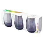 Casa si Gradina - Bucatarie si vesela - Cani si pahare - Pahare - Set 3 pahare Linka, 380 ml, mov - Infinity.ro