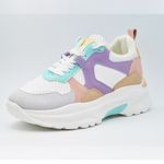 Fashion, accesorii si bijuterii - Femei - Incaltaminte femei - Sneakers si tenisi femei - Sneakers Dama MBrands cu talpa flexibila, din piele ecologica, buonarotti 1161 - 38 - Infinity.ro