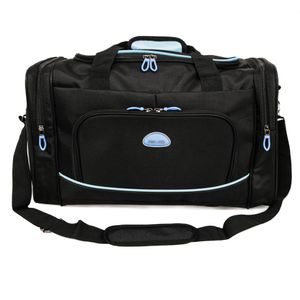 Geanta voiaj Lamonza Toro 50x29x23 cm, negru/albastru