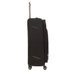 Sport si Outdoor - Articole de voiaj - Trolere - Troler Lamonza Smiley, 79x46x28 cm, 3.8 kg, expandabil 30%, negru/rosu - Infinity.ro