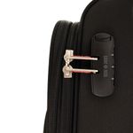 Sport si Outdoor - Articole de voiaj - Trolere - Troler Lamonza Smiley, 79x46x28 cm, 3.8 kg, expandabil 30%, negru/rosu - Infinity.ro