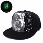 Sport si Outdoor - Echipament Sportiv - Accesorii echipament sportiv - Sepci si bentite sport - Sapca cozoroc drept MBrands, model fosforescent la intuneric - Wolf - Infinity.ro