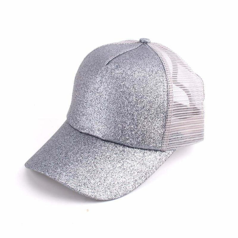 Sport si Outdoor - Echipament Sportiv - Accesorii echipament sportiv - Sepci si bentite sport - Sapca trucker MBrands de dama cu sclipici - Negru - Infinity.ro