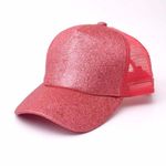 Sport si Outdoor - Echipament Sportiv - Accesorii echipament sportiv - Sepci si bentite sport - Sapca trucker MBrands de dama cu sclipici - Negru - Infinity.ro