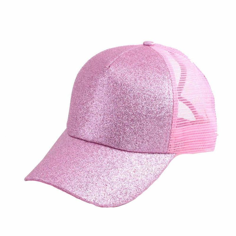 Sport si Outdoor - Echipament Sportiv - Accesorii echipament sportiv - Sepci si bentite sport - Sapca trucker MBrands de dama cu sclipici - Roz - Infinity.ro