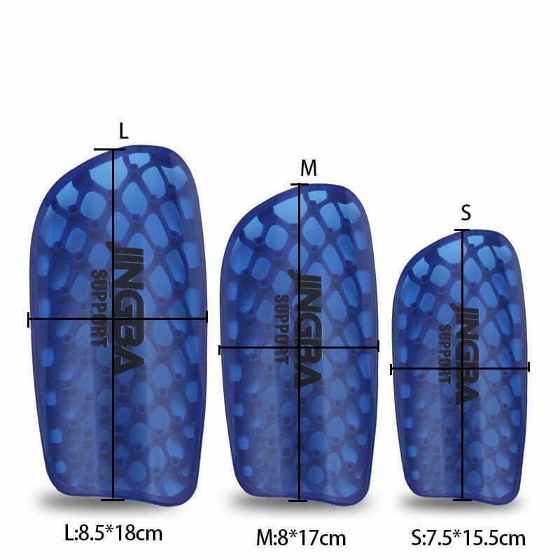 Sport si Outdoor - Echipament Sportiv - Accesorii echipament sportiv - Protectii sport - Aparatori MBrands  usoare , pentru fotbal , cu aerisire - L, Albastru - Infinity.ro