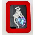 Fashion, accesorii si bijuterii - Femei - Bijuterii femei - Brose femei - Brosa MBrands cu cristale austria - Pantera - Infinity.ro