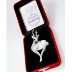 Fashion, accesorii si bijuterii - Femei - Bijuterii femei - Brose femei - Brosa MBrands cu cristale austria - Pantera - Infinity.ro