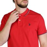 Fashion, accesorii si bijuterii - Barbati - Imbracaminte - Tricouri si bluze barbati - Tricou barbati U.S Polo Assn , masura L , culoare Rosu - Infinity.ro